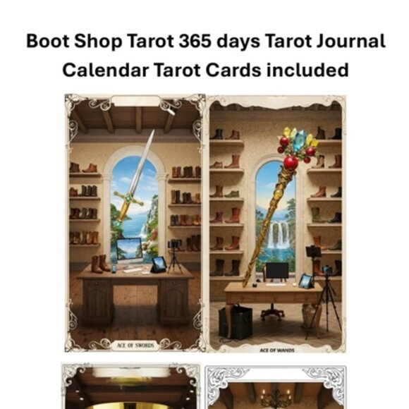 Tarot journal 365 days calendar includes tarot deck - Picture 4 of 4